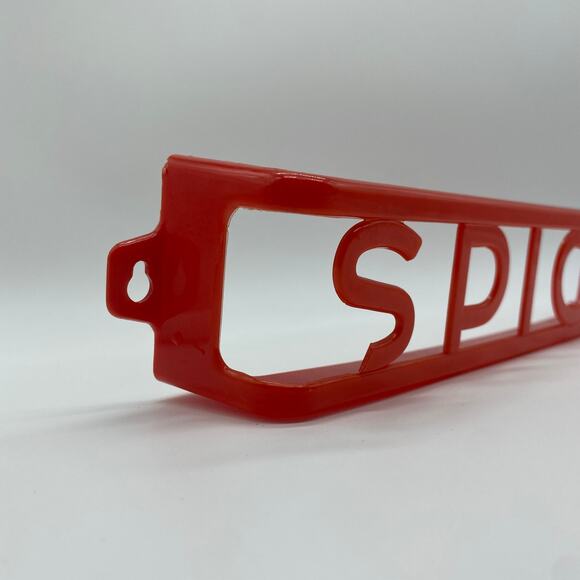 Lustro-Ware Red SPICES Hanging Wall Spice Rack Plastic Mid Century Kitschy Retro - Picture 8 of 8